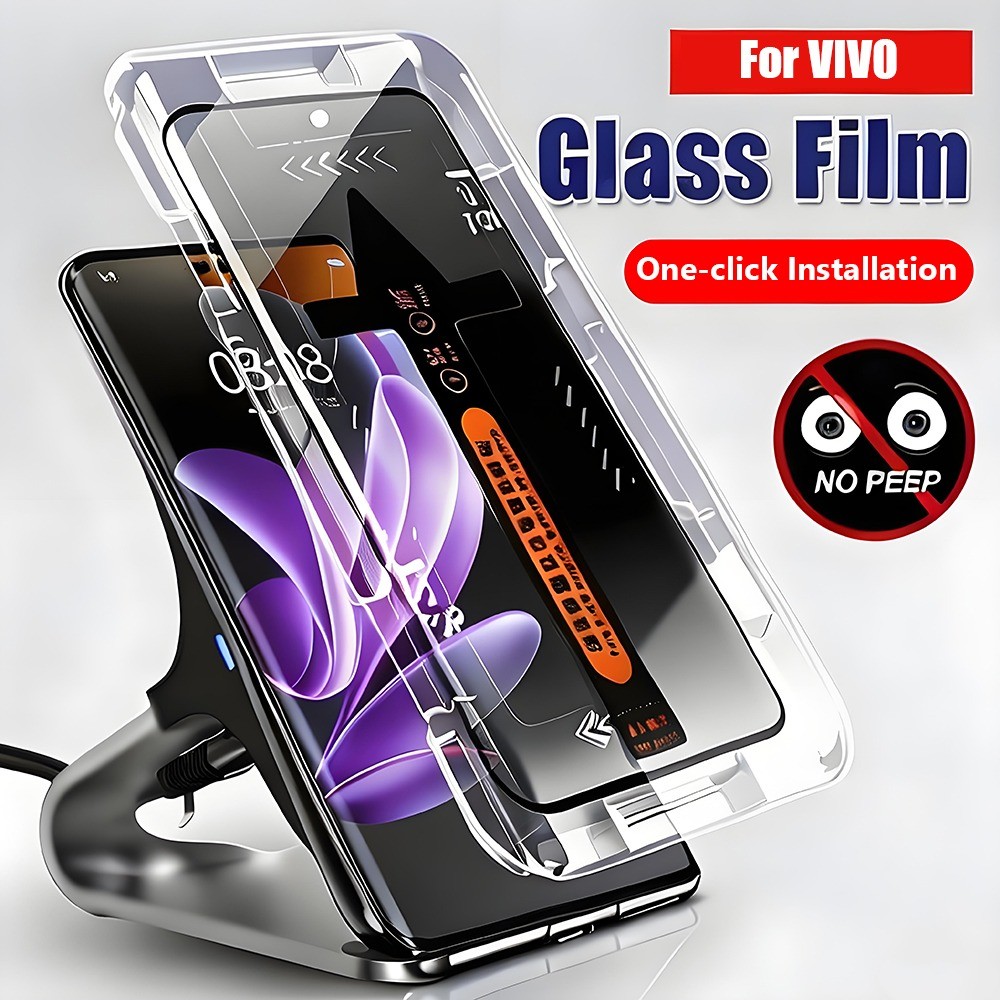 ฟิล์มกันมองกันเสือก สำหรับ VIVO V20 V21 V23 V25 V27 V30 V40 V50 V60 V70 X60 X70 X80 X90 X100 X200 X300 Pro 5G ป้องกันหน้าจอความเป็นส่วนตัว