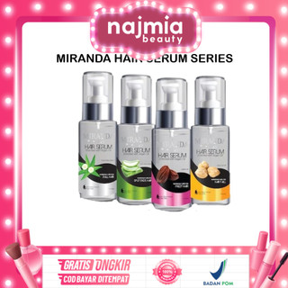 Najmia Ofc Miranda Hair Serum (Serum Rambut) 100Ml - Eclipta Alba -Kukui Nut -Jojoba Oil -Aloe Vera