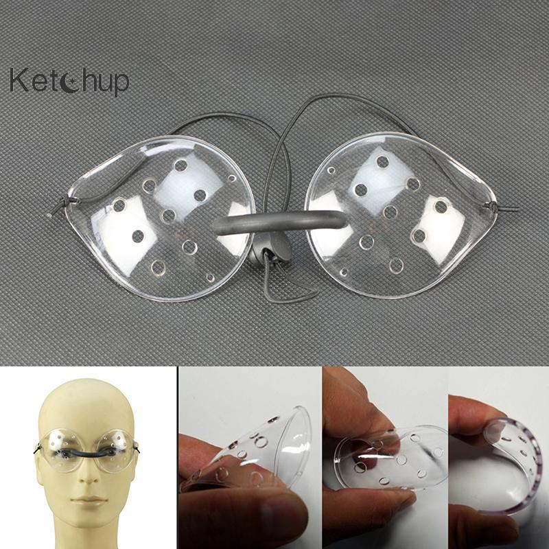 [Ktchup-t] 1 ชิ้นพลาสติกระบายอากาศ Clear Eye Shield Eye พร้อม 9 หลุม After Eye Surgery Nice