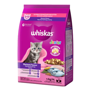 อาหารแมว วิสกัส ราคาถูก whiskas แบบเม็ด ( วิสกัส เม็ด ) 1.2 kg.