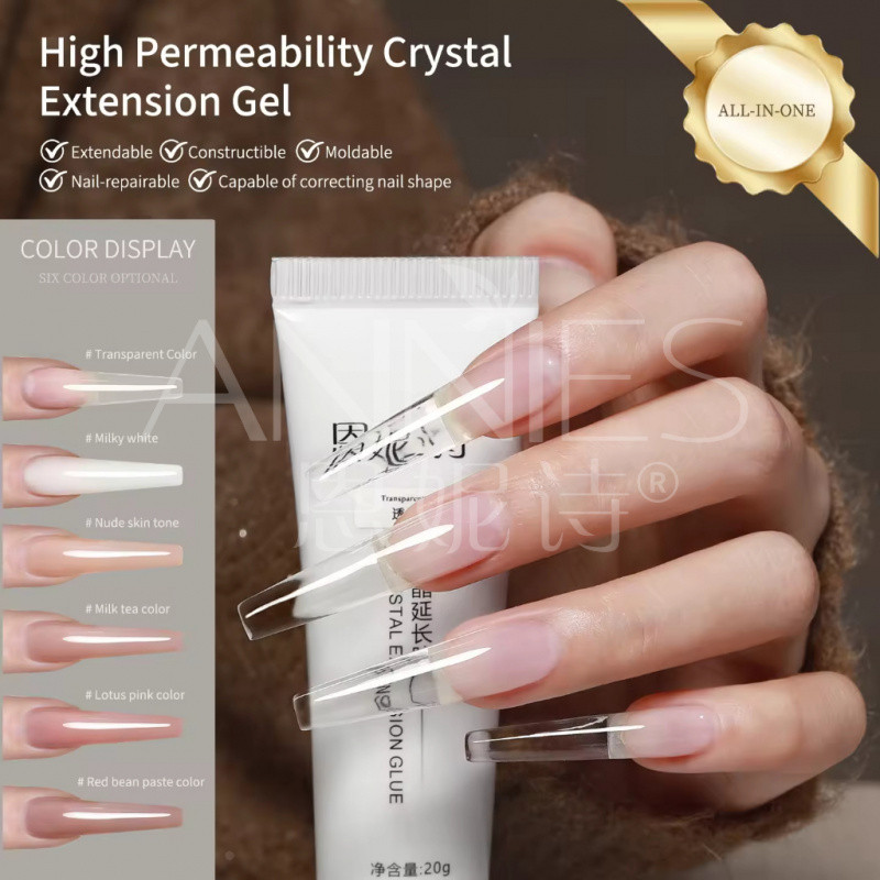 [ANNIES] กาวต่อขยาย Crystal Shaping Nails ไพรเมอร์มัลติฟังก์ชั่น เจลแห้งเร็ว
