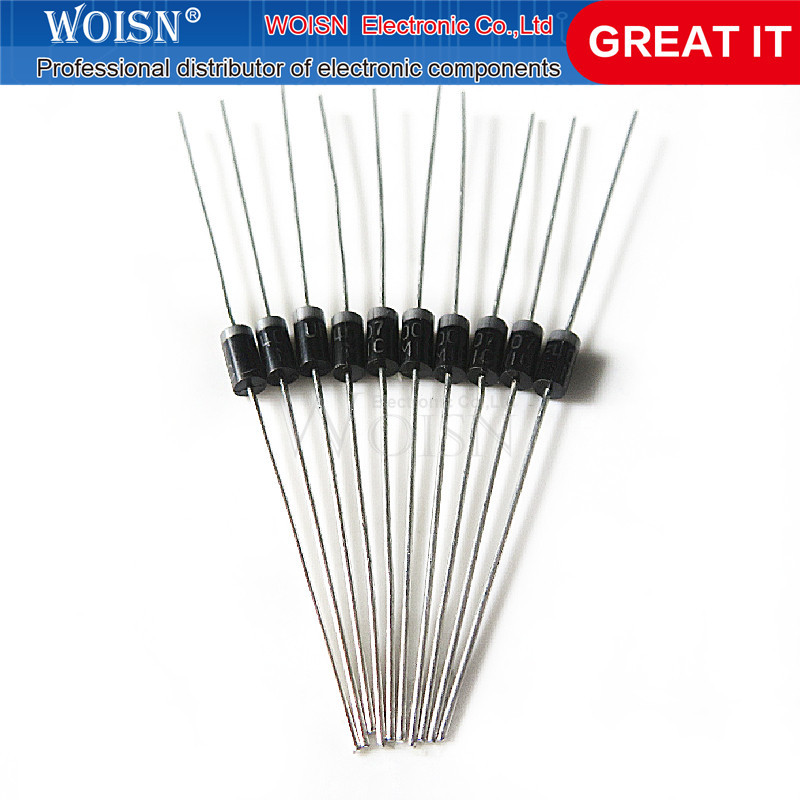 10 ชิ้น UF4007 DO-41 เครื่องปรับแรงดันไฟฟ้าการกู้คืนที่รวดเร็วเป็นพิเศษ