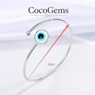 กำไลข้อมือโบฮีเมียน ตา Evil Eye ทำมือ ทองคำโชคดี ตาเติร์ก สีน้ำเงิน เทรนด์ใหม่ กำไลข้อมือคู่ สามารถปรับขนาดได้