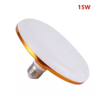 Voel หลอดไฟ LED 220V E27หลอดไฟ LED สว่างจ้า15W UFO โคมไฟแสงสีขาวเย็นตั้งโต๊ะในร่มไฟโรงรถ