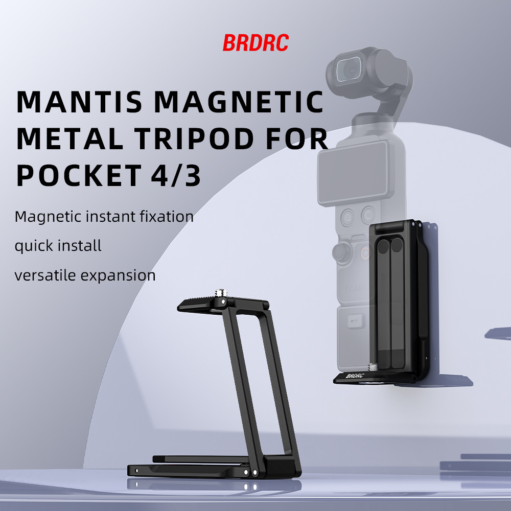 สําหรับ DJI OSMO POCKET 4/3 แม่เหล็ก 1/4 ขาตั้งกล้องอเนกประสงค์โลหะยึดคงที่อุปกรณ์เสริม