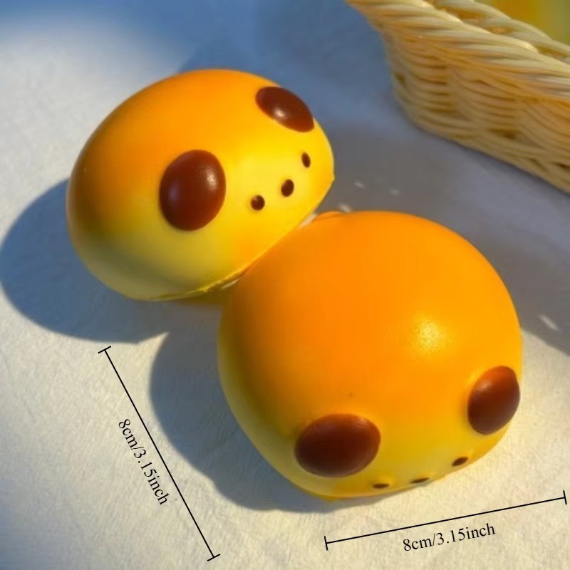 ลูกสุนัขเบเกอรี่ช้า Rising Squishy Capybara ของเล่นขนมปัง Pastry เค้กบีบความเครียดบรรเทามือผ่อนคลายของขวัญ Soft Rebound