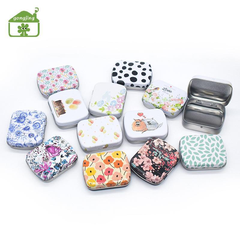 [กง] Mint Candy Box Iron Can Lozenges Health Care Hangover Medicine กล่องเหล็กขนาดเล็กกล่องหอยขนาดเล็กกล่องเหล็ก Paaging th