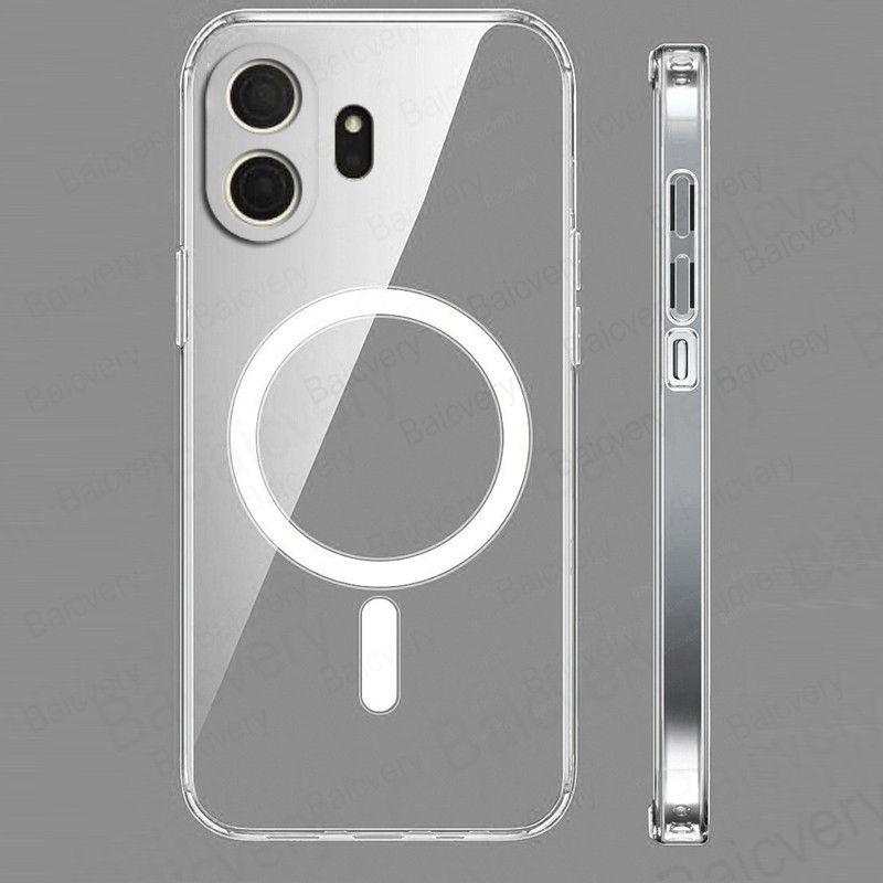 TCL Nxtpaper 70 Pro 5G Casing Clear Case Phone Case Cover Magnetic Wireless Charger