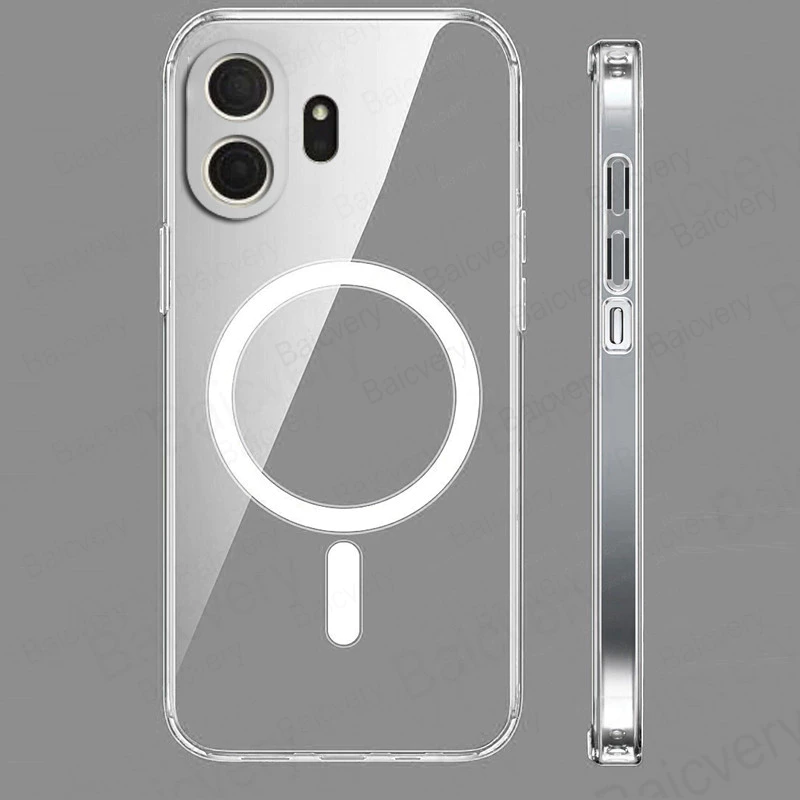 TCL Nxtpaper 70 Pro 5G Casing Clear Case Phone Case Cover Magnetic Wireless Charger