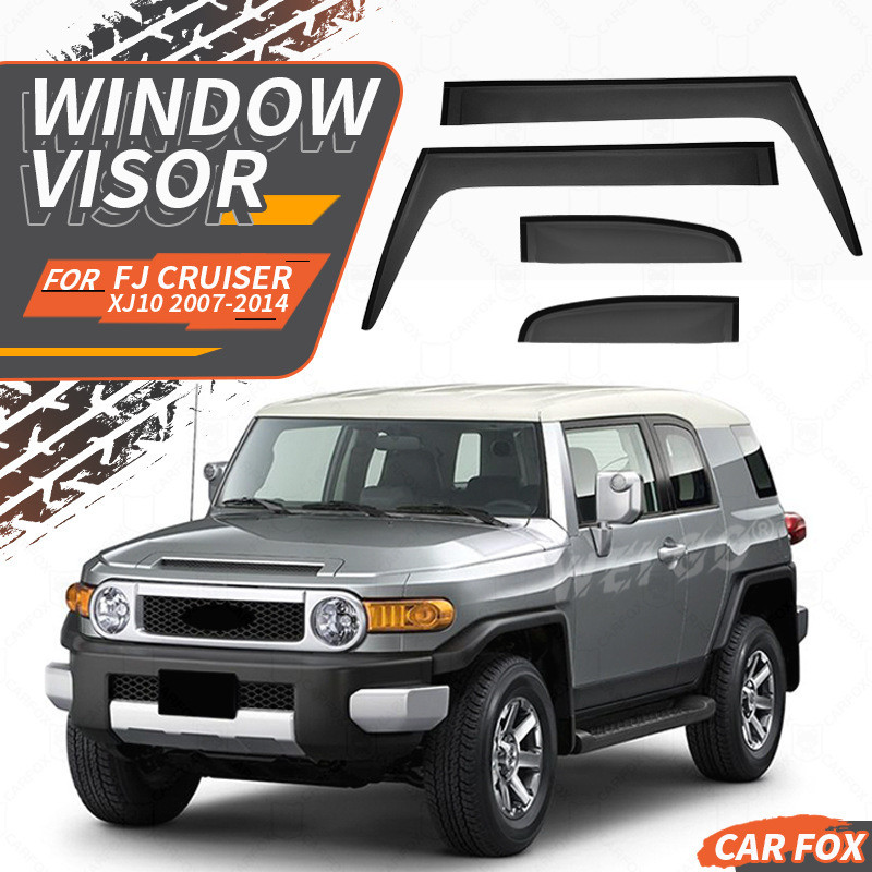 เหมาะสําหรับ Toyota FJ CRUISER หน้าต่าง Rain Guard Rain Eyebrow FJ CRUISER หน้าต่าง visor