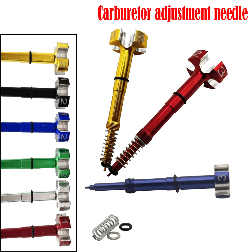 Air Fuel Mixture Screw CNC ปรับ Carb FCR Air Screw ใช้งานร่วมกับ KEIHIN คาร์บูเรเตอร์สี่จังหวะ FCR C
