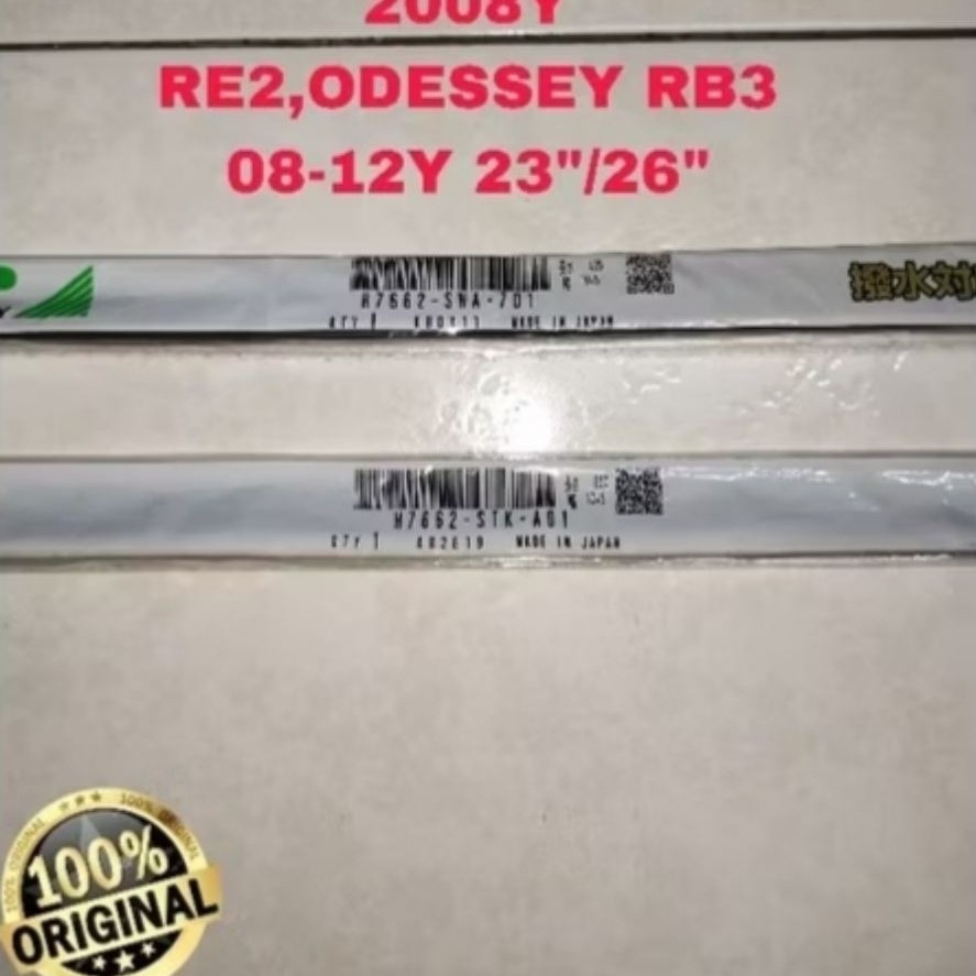 HONDA CRV SWA RE2, ODYSSEY RB3 2008-2012Y FRONT WIPER RUBBER REFILL SET (23"&26")