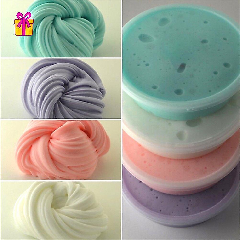 [INTH] DIY Slime Clay Fluffy Floam Slime Scented Stress Relief No Borax Kids Toy [ดีกว่า]