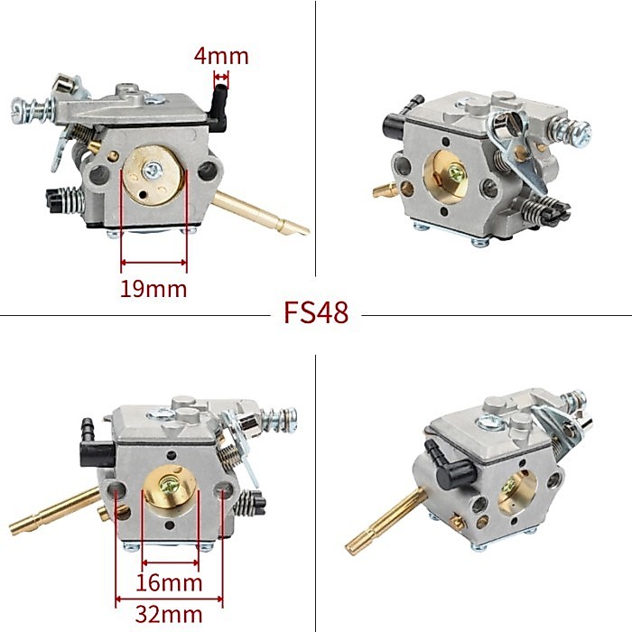 Carburetor Carb For Stihl H24D FS48 FS52 FS62 FS66 FS81 FS86 FS88 FS106 BR400 Trimmer Walbro WT-45