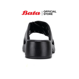 Bata บาจา รองเท้าแบบสวมแฟชั่น เสริมส้น 1.5 นิ้ว สำหรับผู้หญิง สีขาว 6311049 สีเหลือง 6318049 สีดำ 6316049