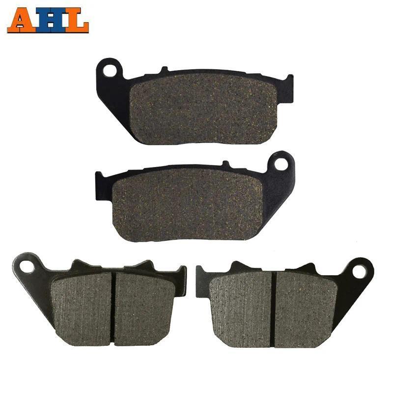 AHAHL Motorcycle Front Rear Brake Pad for Harley XL50 L883 Iron XL 883 Sportster Custom XL1200 XL 12