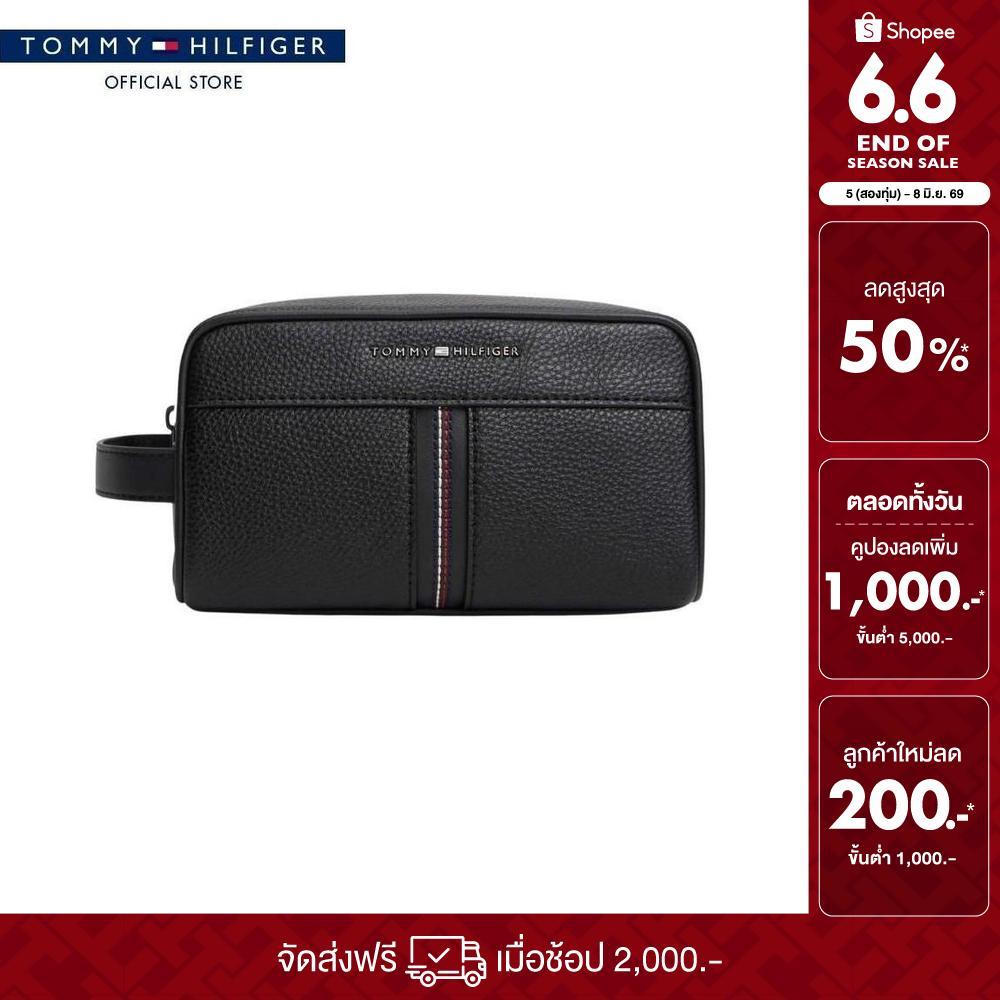 [ลดเพิ่ม 25% โค้ด T3JUNM3R3Y26] Tommy Hilfiger กระเป๋า ผู้ชาย รุ่น AM0AM14172 BDS - สีดำ
