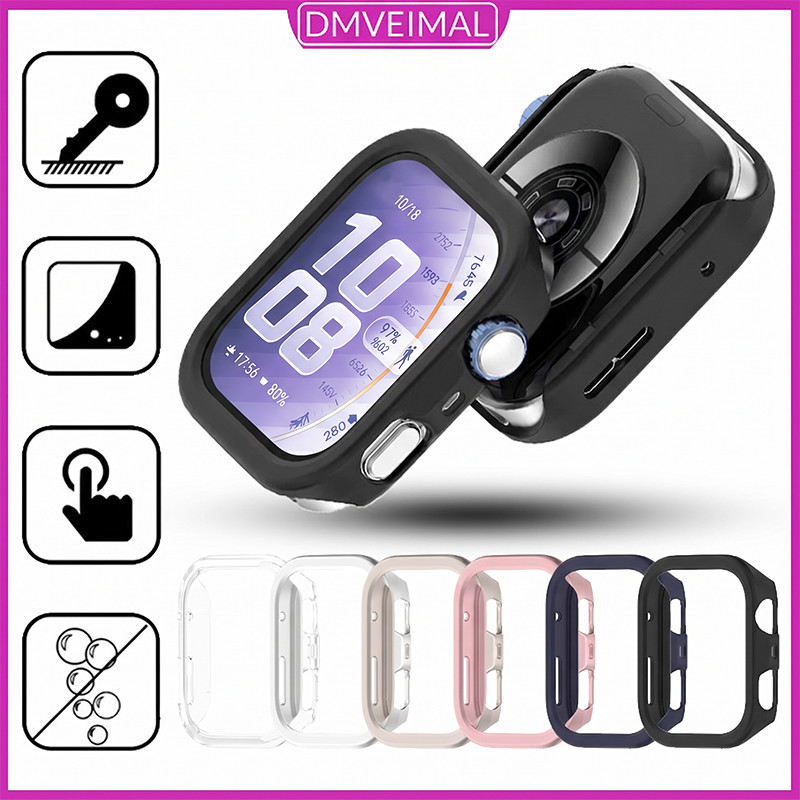 กรณี PC For HUAWEI Watch Fit 5/5 Pro/4/4 Pro อุปกรณ์ปกป้องหน้าจอ Hard Bumper Cover for Smartwatch Huawei Fit 4 Case