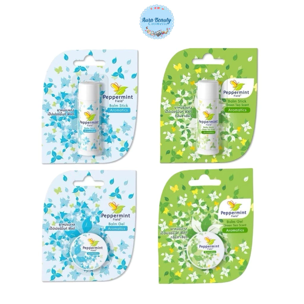 Peppermint Field Balm Stick 6g. / gel ยาหม่องแท่ง / เจล เป๊ปเปอร์มิ้นท์ ฟิลด์