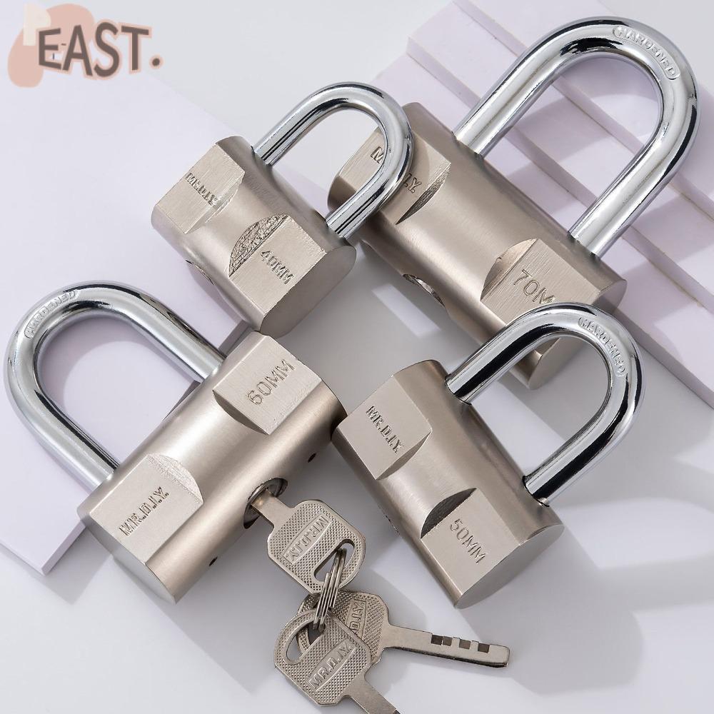 EASTS ล็อครักษาความปลอดภัย, กันสนิมกุญแจสําหรับงานหนักอย่างปลอดภัย, สากลพร้อมกุญแจสแตนเลสล็อคประตูกันน้ํากลางแจ้งยิมหอพักประตูตู้