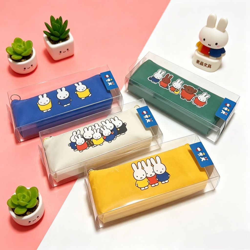 2026 สินค้าใหม่ Maipin เครื่องเขียน miffy ครอบครัว Inverted Trapezoidal ดินสอนักเรียนการ์ตูน miffy m