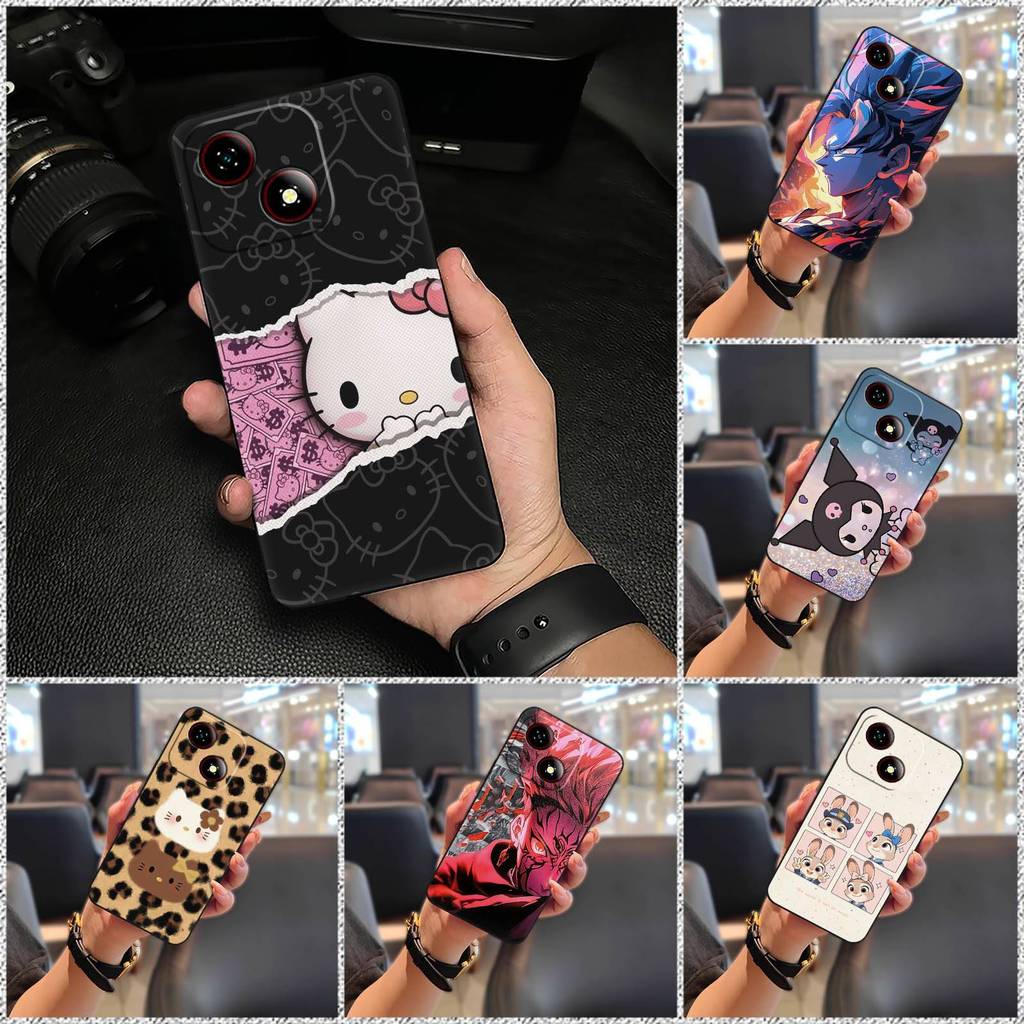 กระเป๋าโทรศัพท์ฝาหลังเคสโทรศัพท์สําหรับ ZTE Blade A35E การ์ตูนทนทานป้องกันฝุ่น Anti-knock กันน้ําน่ารัก Full wrap TPU ออกแบบแฟชั่นซิลิโคนกันกระแทกป้องกันกรณีนุ่ม