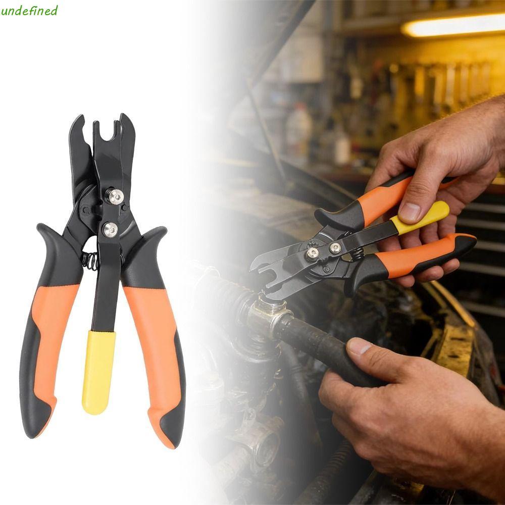 JARREDIW Push to Connect Disconnect Tong Tool, เหล็กคาร์บอนจับสบาย Air Hose Connector Removal Tool, Quick Removal แบบพกพา Design Disconnect คีม Air Line Removal เครื่องมือ