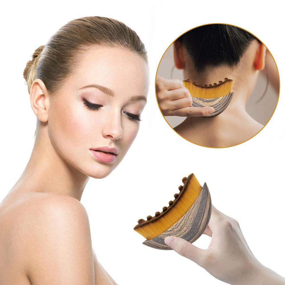 แปรงหน้าสําหรับ Jawline Contouring ขนแปรงนุ่ม Daily Care Face Tool U4y6