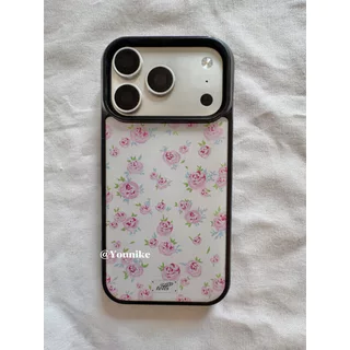 สาวหัวใจดอกไม้ขนาดเล็กสไตล์เกาหลี ins ฤดูร้อนโรแมนติกกันลื่นเหมาะสําหรับ iphone17pro/17promax เคสป้องกัน Apple 16 เคสโทรศัพท์ 16promax เคสป้องกัน 15/13/14 เคส 11/12/12promax
