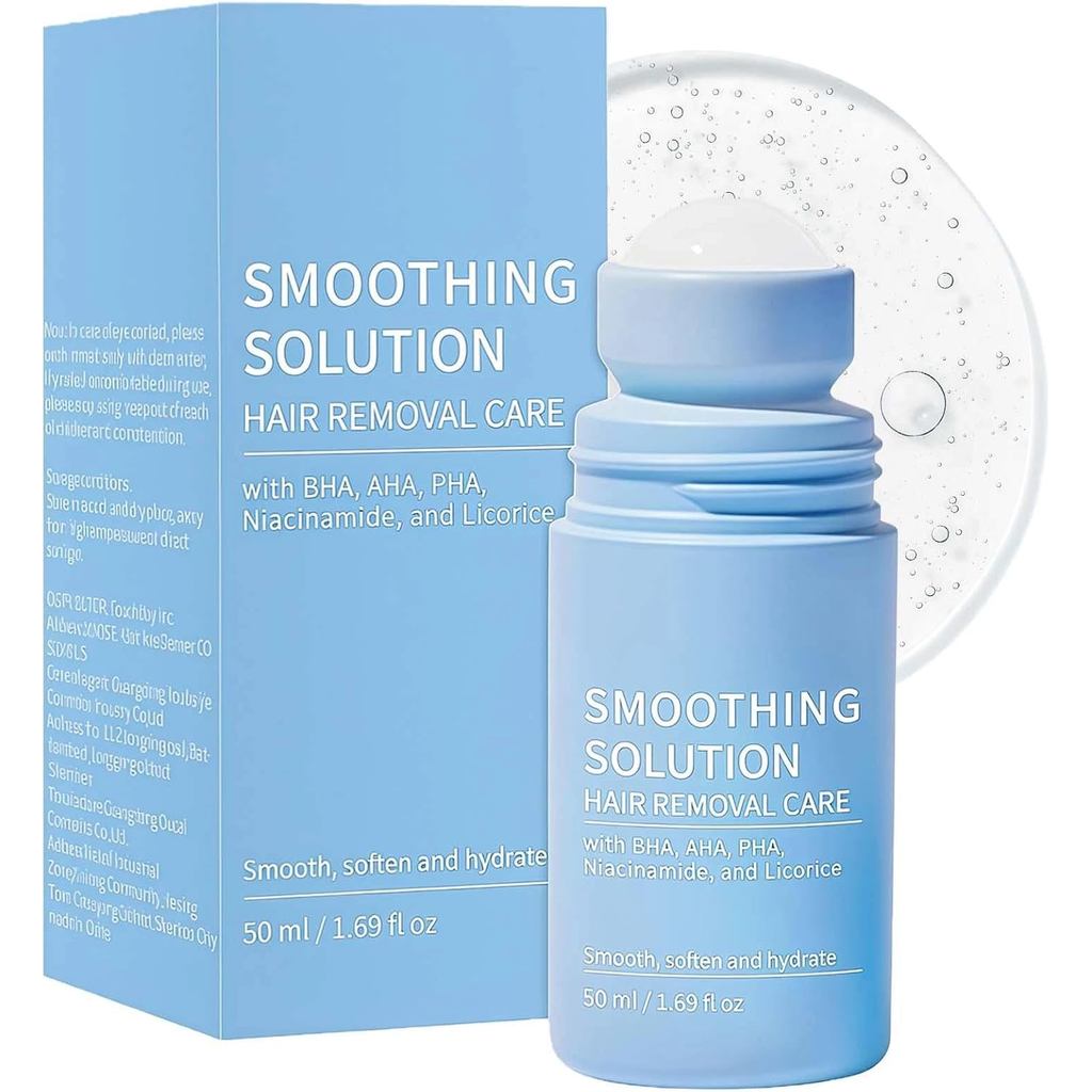 TendSolution:IngrownHair&RazorBumpTreatmentRol-OnSerumwithBHA&AHA,hingAfterShaveCareforUnderarms,ใบห