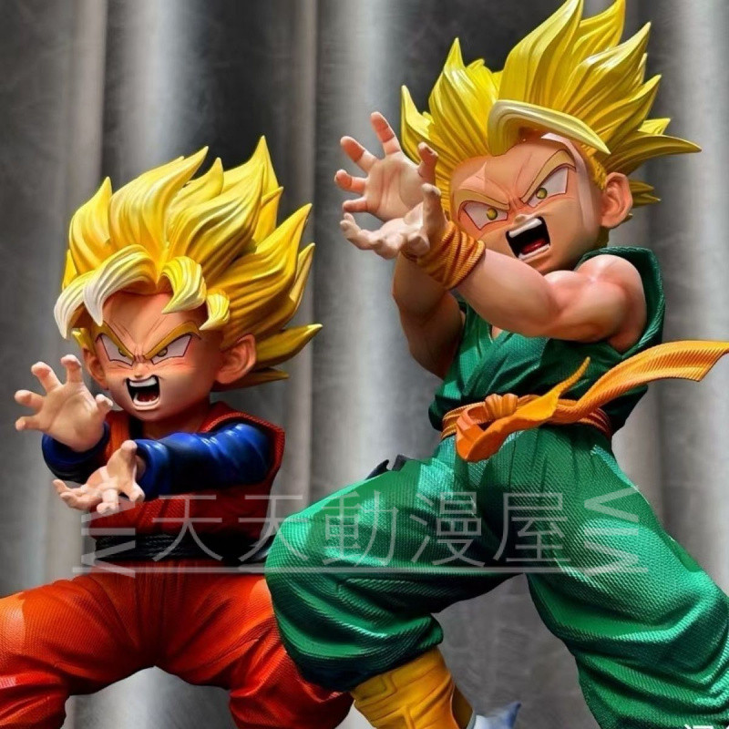 จัดส่งฟรี Dragon Ball รุ่น FXW สตูดิโอ FXW Resonance Series ลําต้น Son Goten 1/6 ตุ๊กตาตกแต่งกล่องของขวัญ