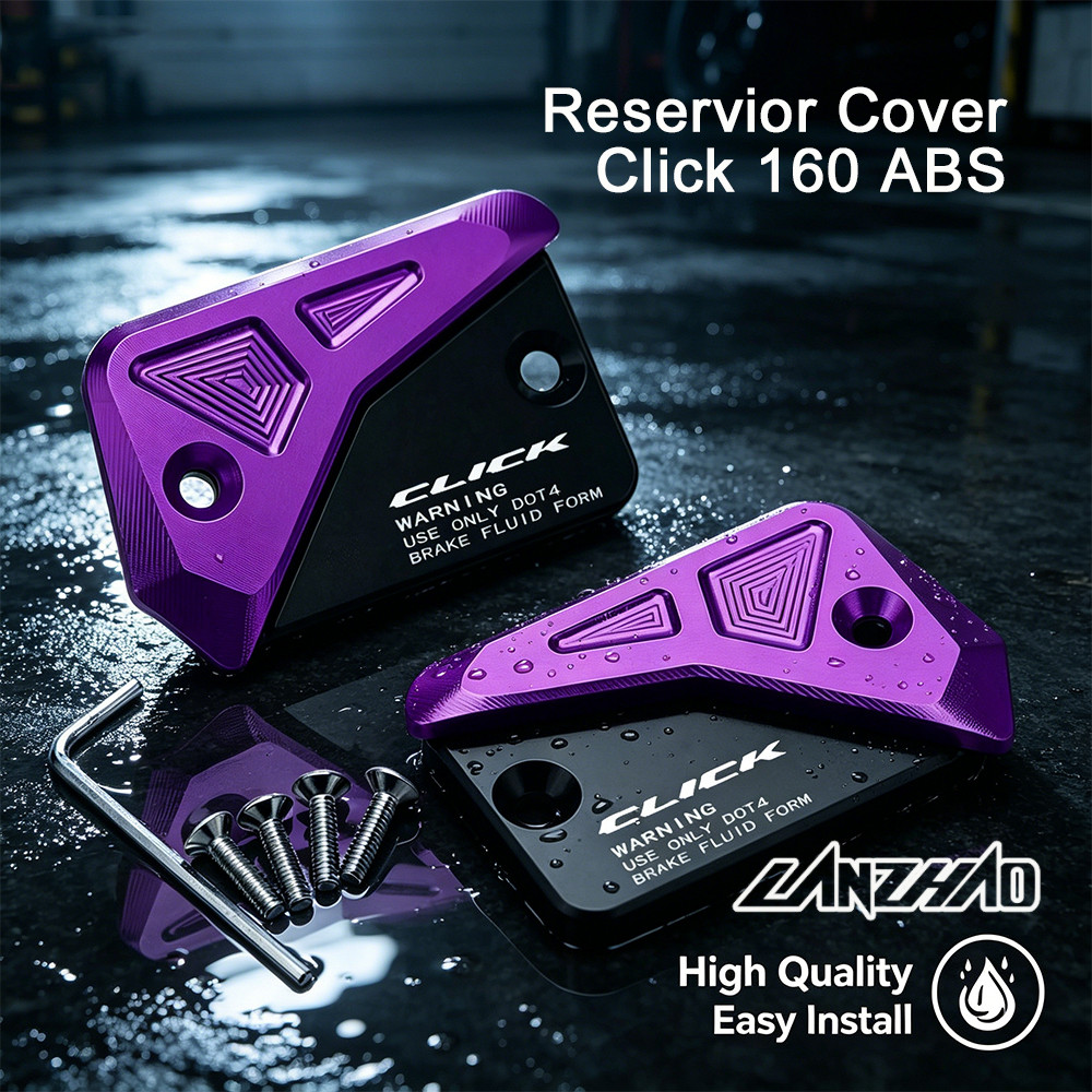 ฝาครอบน้ํามันเบรก CNC อุปกรณ์เสริม สําหรับ HONDA Click 160 ABS