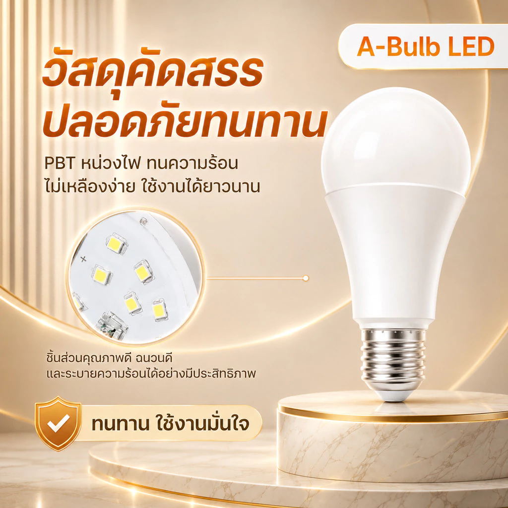 ซื้อ8แถม2 หลอดไฟ LED SlimBulb light ใช้ไฟฟ้า220V หลอดประหยัดไฟ9W 13W 18W 24W 48W หลอดไฟประหยัดพลังงาน ใช้ขั้วเกลียว E27 thumbnail 3