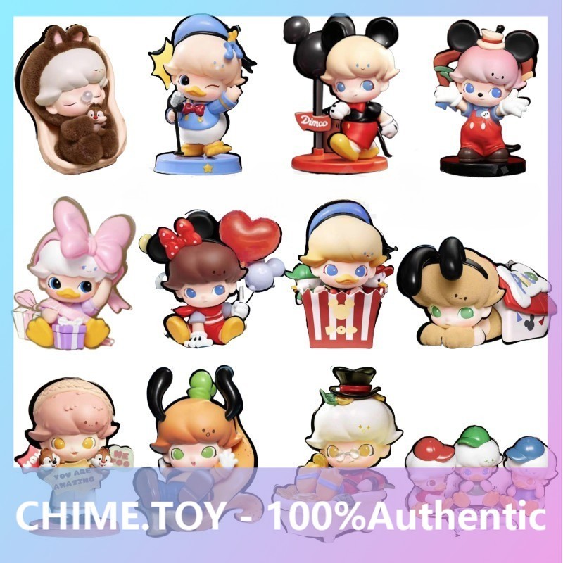 POPMART DIMOO WORLD x Disney Series Mystery Box ของขวัญเล่นอินเทรนด์