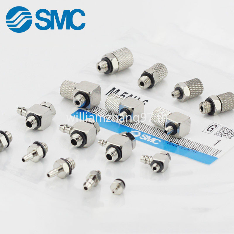 SMC Straight Mini Barbed Quick Push-In Tube Micro Fitting – รุ่น M-5ALU-6-M5 / M-3AU-4-2M3