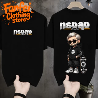 COD จัดส่งตลอด 24 ชั่วโมง Fanfei เสื้อยืดผ้ามัน สกรีนหน้า-หลัง รุ่น แก่แต่เก๋า เสื้อยืดผู้ชาย เสื้อยืดคู่รัก