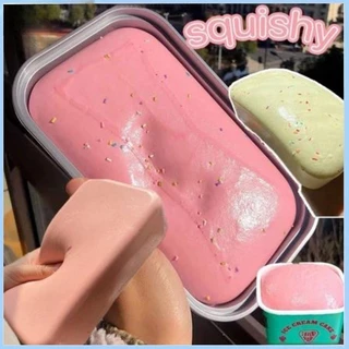 Big Squishy กล่องเค้กเหนียวมือช้า Rebound ของเล่นบีบของเล่นช้า Rebound PU การ์ตูนของเล่นเด็กของขวัญ