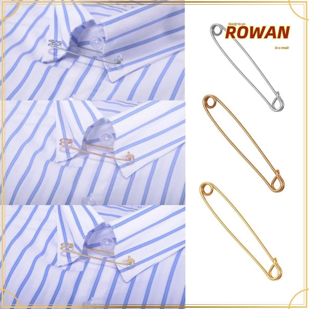 ROWANTH 1 ชิ้นปลอกคอคลิปหนีบกระดาษ, เครื่องประดับของขวัญ COLLAR Stiffener คอเสื้อ Pin, ผู้ชายชุด COL