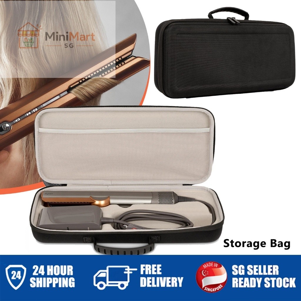 MiniMart SG DYSON AIRSTRAIT PORTABLE CASE/Hard EVA Case Storage Bag Portable Travel Box สําหรับ Dyso