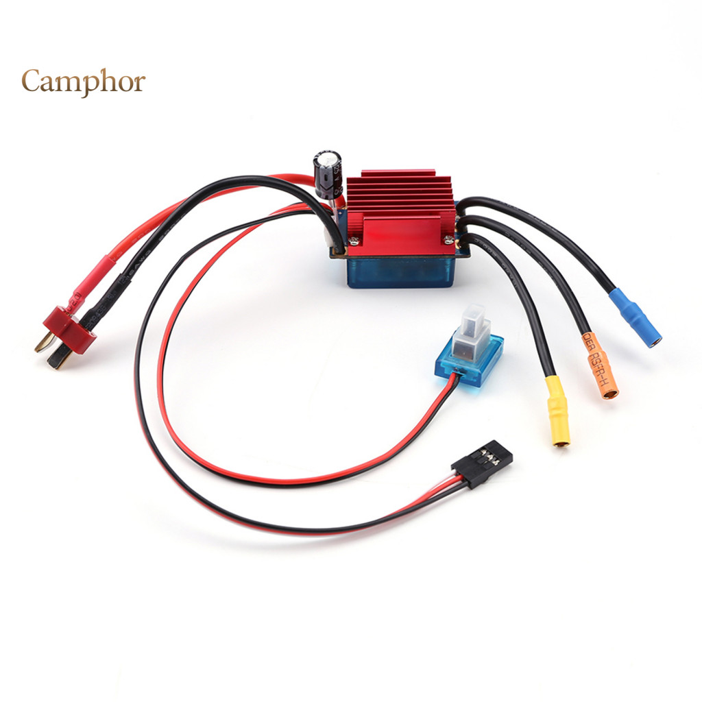Camphor กันน้ําวิ่ง 35A Brushless ESC ไฟฟ้าควบคุมความเร็วสําหรับ 1/14 1/16 RC รถ