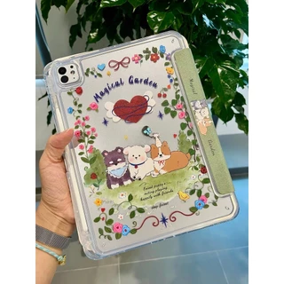 เคสไอแพดน่ารัก for Air4 Air5 Air6 Air7 11นิ้ว Air13 M3 Gen11 A16 Gen10 Gen7/8/9 pro11 มีที่เก็บปากกา