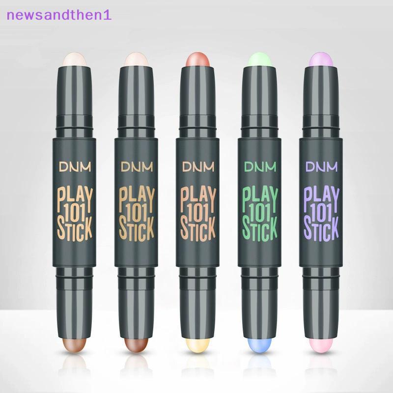 Newsandthen1 Double-head แต่งหน้า High V Face คอนซีลเลอร์ Contouring Bronzers Highs ปากกาเครื่องสําอ