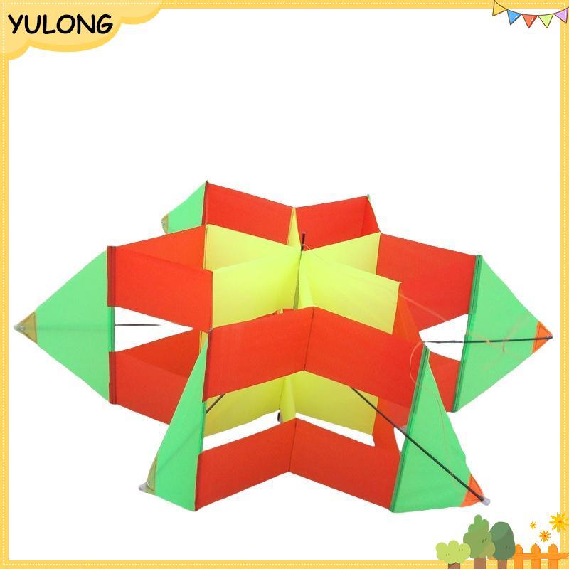 YU 1 ชิ้นของเล่นกลางแจ้งสําหรับ Picnic Beach Park Travel สไตล์ใหม่ 3D ดอกไม้ Kite สําหรับเด็กผู้ใหญ่ Easy To Fly Plum Blossom Kites NG
