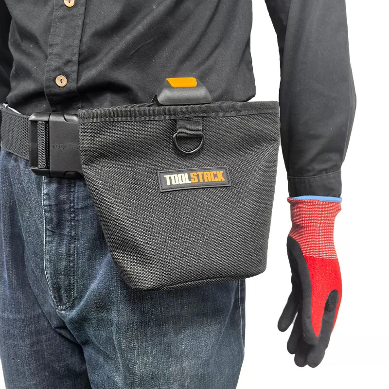 TOOLS กระเป๋าใส่เล็บฮาร์ดแวร์กันน้ํากระเป๋าคาดเอวความจุขนาดใหญ่เล็บสกรูจัดเก็บทนทานมัลติฟังก์ชั่กระเป๋าเครื่องมือทํางาน