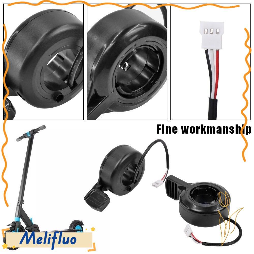 MELIFLUO คันเร่งนิ้ว,สีดําความไวสูงซ้ายขวาคันเร่งนิ้วหัวแม่มือ,ความปลอดภัยคุณภาพสูงไฟฟ้าสกู๊ตเตอร์ K