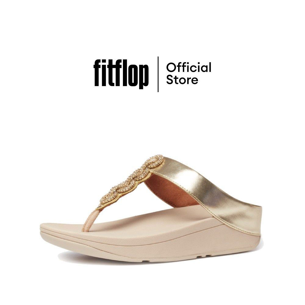 FITFLOP FINO รองเท้าแตะแบบหูหนีบผู้หญิง รุ่น CC6-675 สี Platino