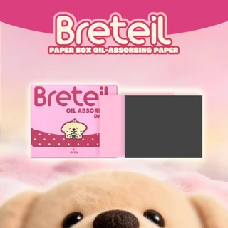 Breteil กระดาษซับมัน - นุ่ม สบาย และขจัดความมันได้อย่างรวดเร็ว อุปกรณ์ดูแลผิว BR-A11