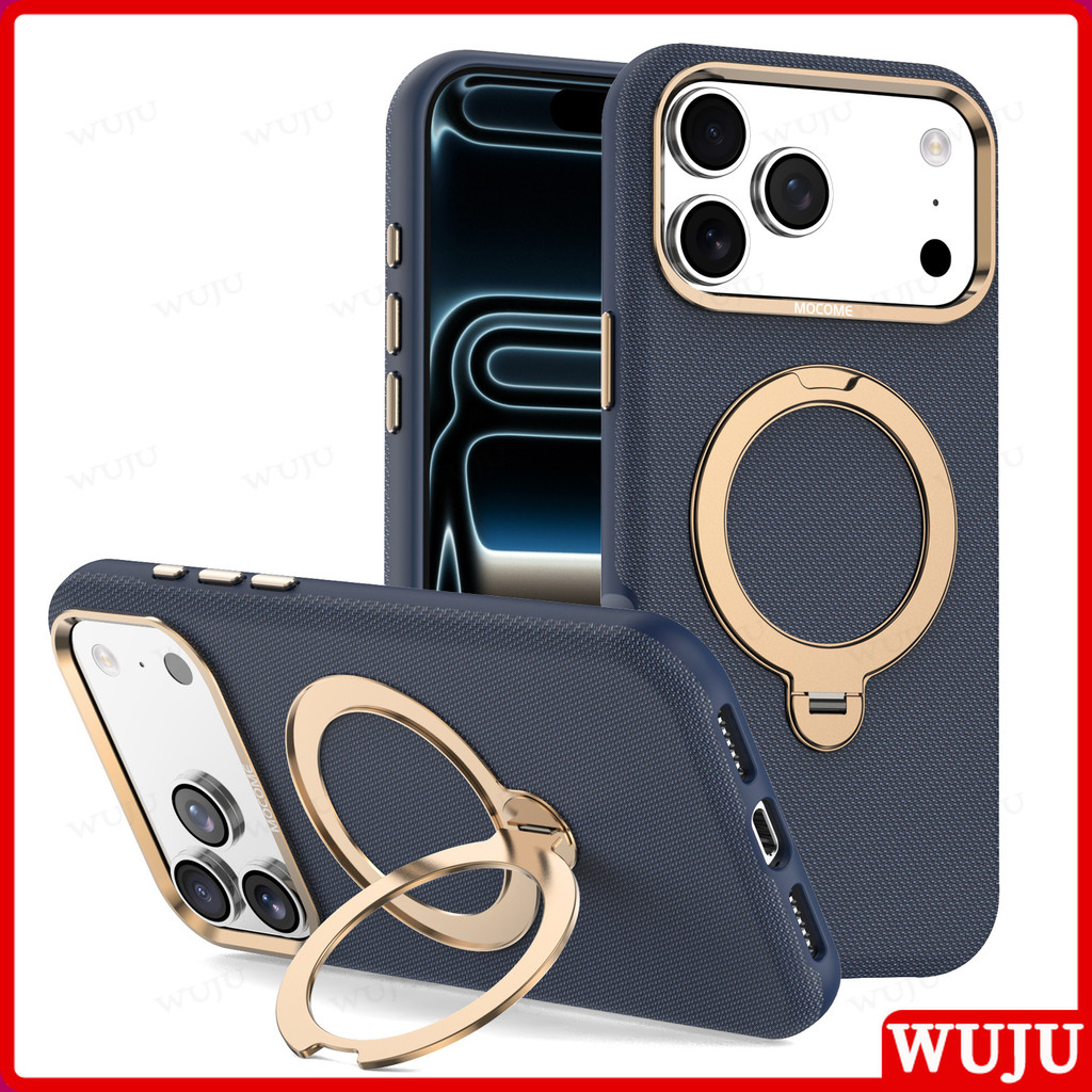 วูจู มินิมอล 360° เคสแม่เหล็กหมุนได้เข้ากันได้สําหรับ IPhone 17 16 15 14 13 12 Pro Max, พร้อมการยึดเกาะข้ามระดับพรีเมียม, การป้องกันระดับทหาร