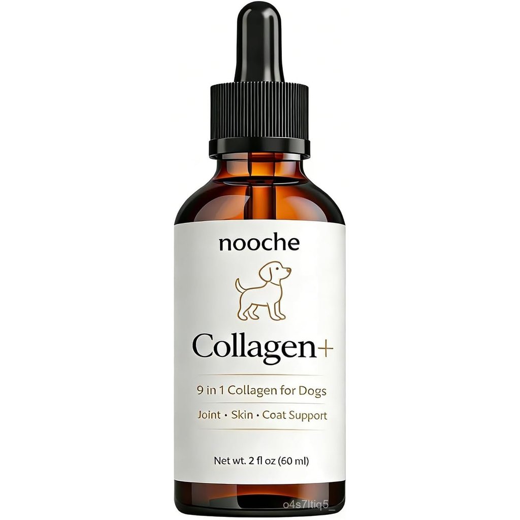Nooche คอลลาเจน หยด สำหรับสุนัข, 9-in-1 ขั้นสูง คอลลาเจน อาหารเสริม, ช่วยสนับสนุน สุขภาพข้อ, และ Coa