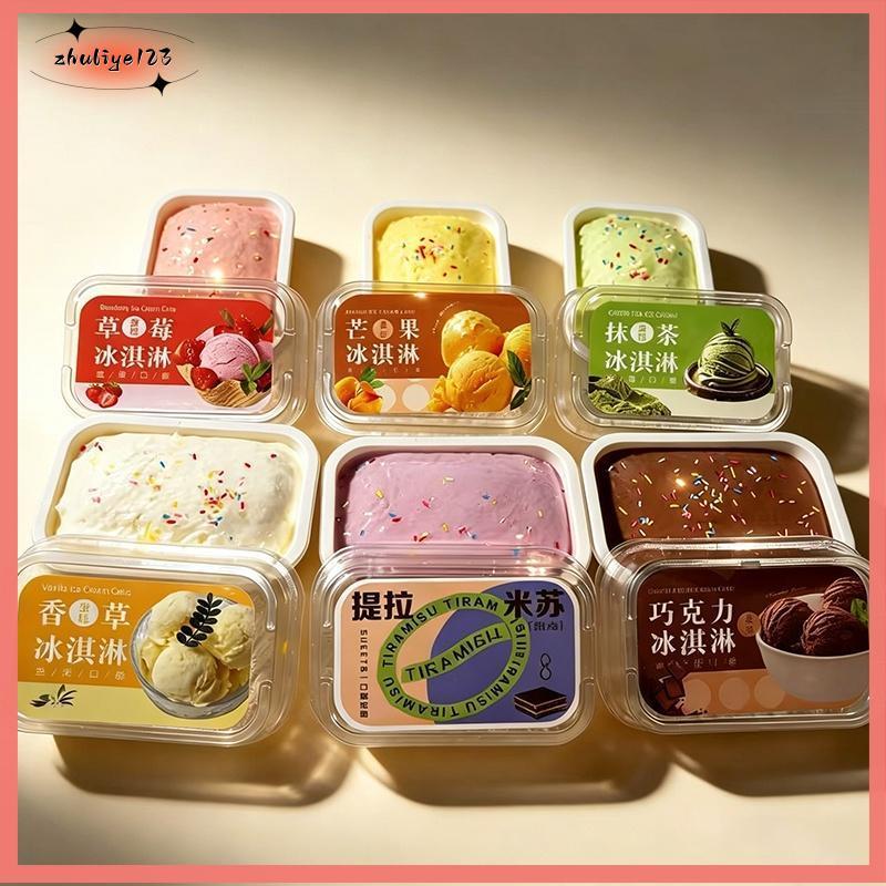 <zhuliye123>1 ชิ้นช้า Rising ความเครียดบรรเทา Sensory Fidget ของเล่น Squishy จําลองไอศกรีมเค้กของขวัญสําหรับเด็กผู้ใหญ่